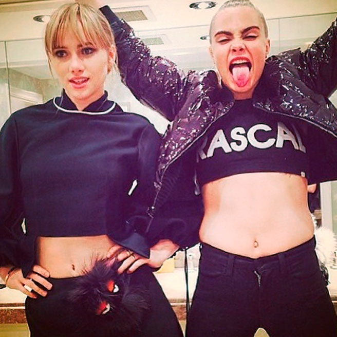 Кара Делевинь и Суки Уотерхаус