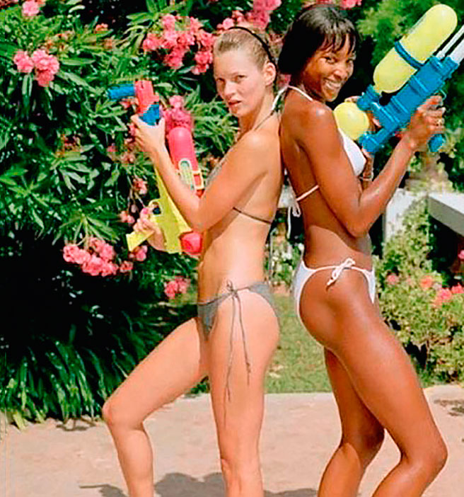 Кейт Мосс и Наоми Кэмпбелл