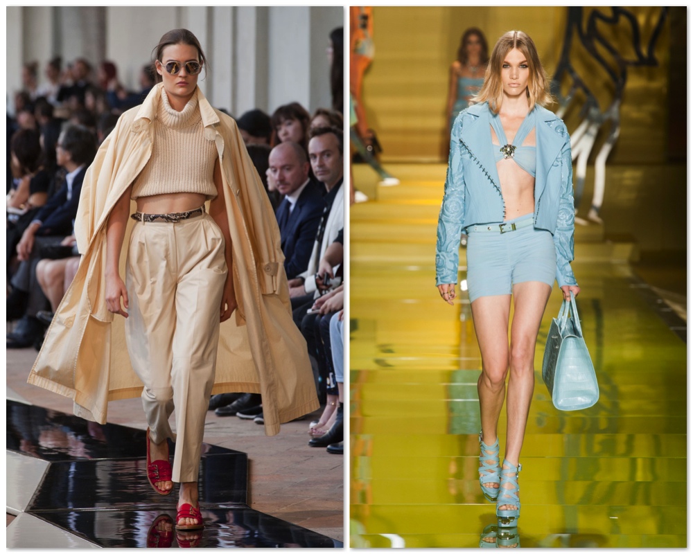 TRUSSARDI, ВЕСНА – ЛЕТО 2014 / VERSACE, ВЕСНА – ЛЕТО 2014