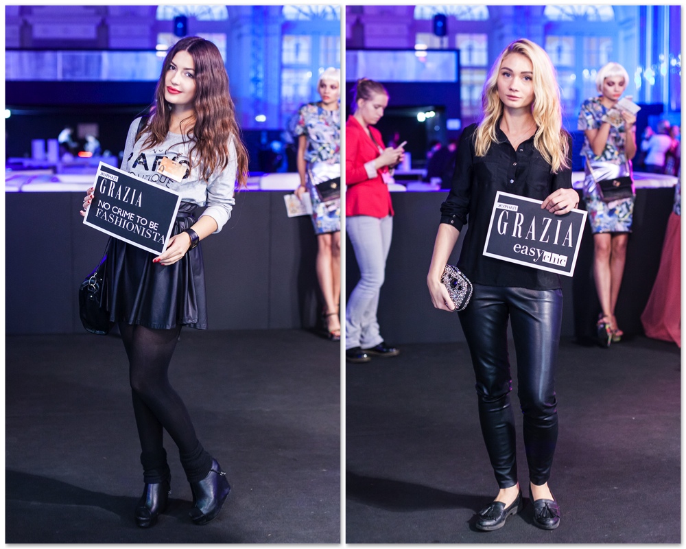 Grazia StreetStyle,  Mercedes-Benz Fashion Week Russia 2013 