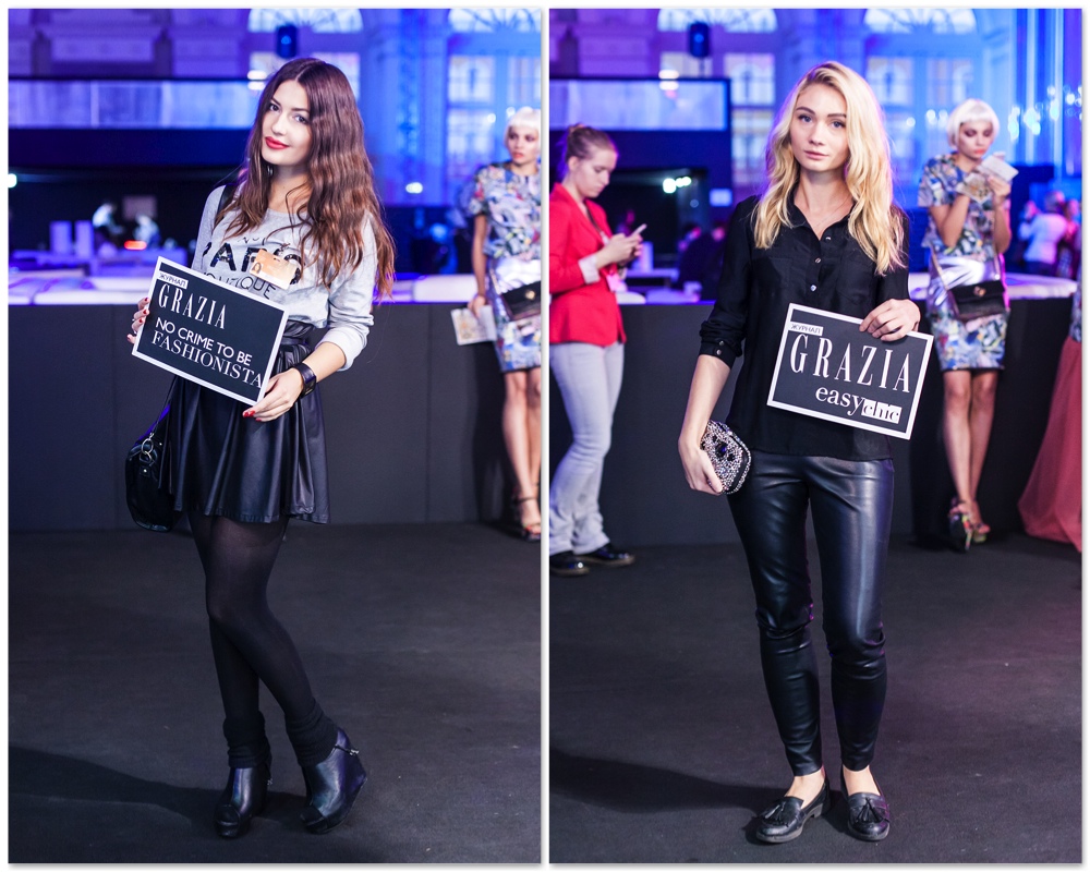 Grazia StreetStyle, Mercedes-Benz Fashion Week Russia 2013 Grazia StreetStyle, Mercedes-Benz Fashion Week Russia 2013