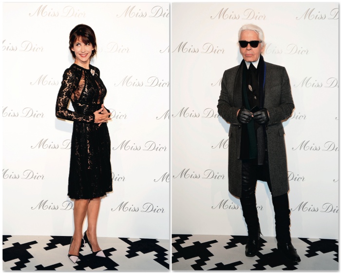 Софи Марсо, Карл Лагерфельд 