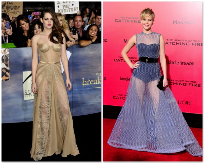 Дженнифер Лоуренс и Кристен Стюарт