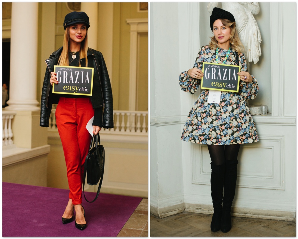 Grazia StreetStyle на Aurorа Fashion Week Russia Grazia StreetStyle на Aurorа Fashion Week Russia