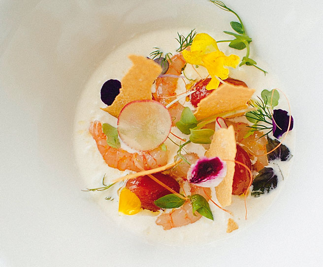 Салат из бурраты