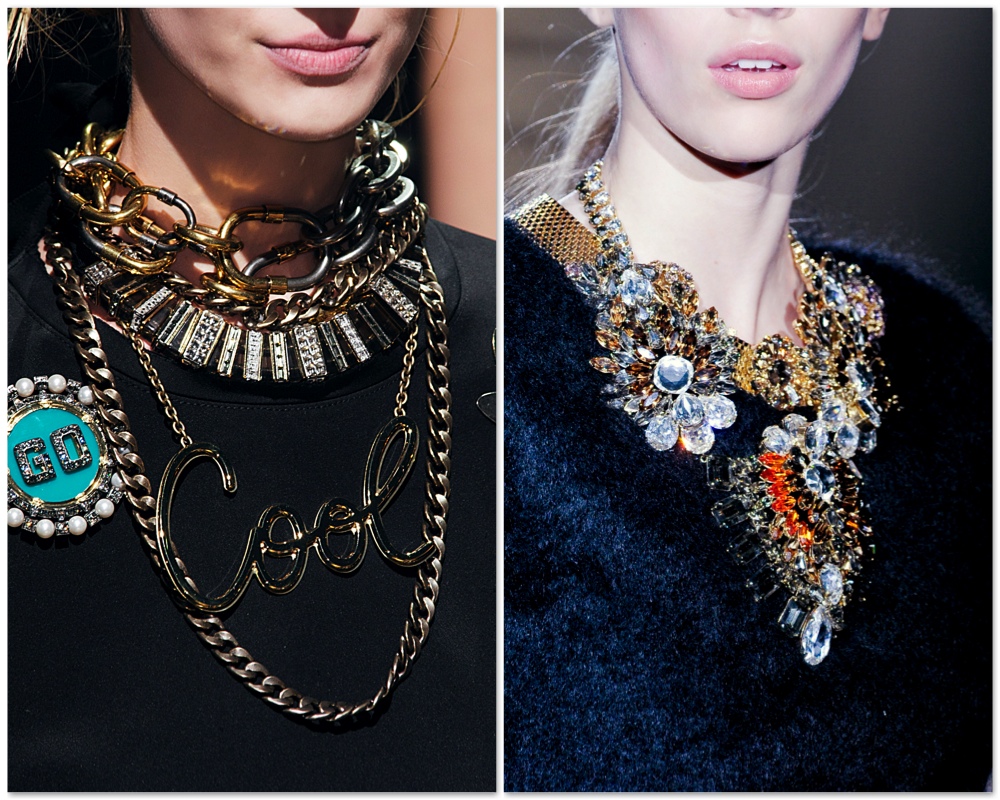 Массивные колье