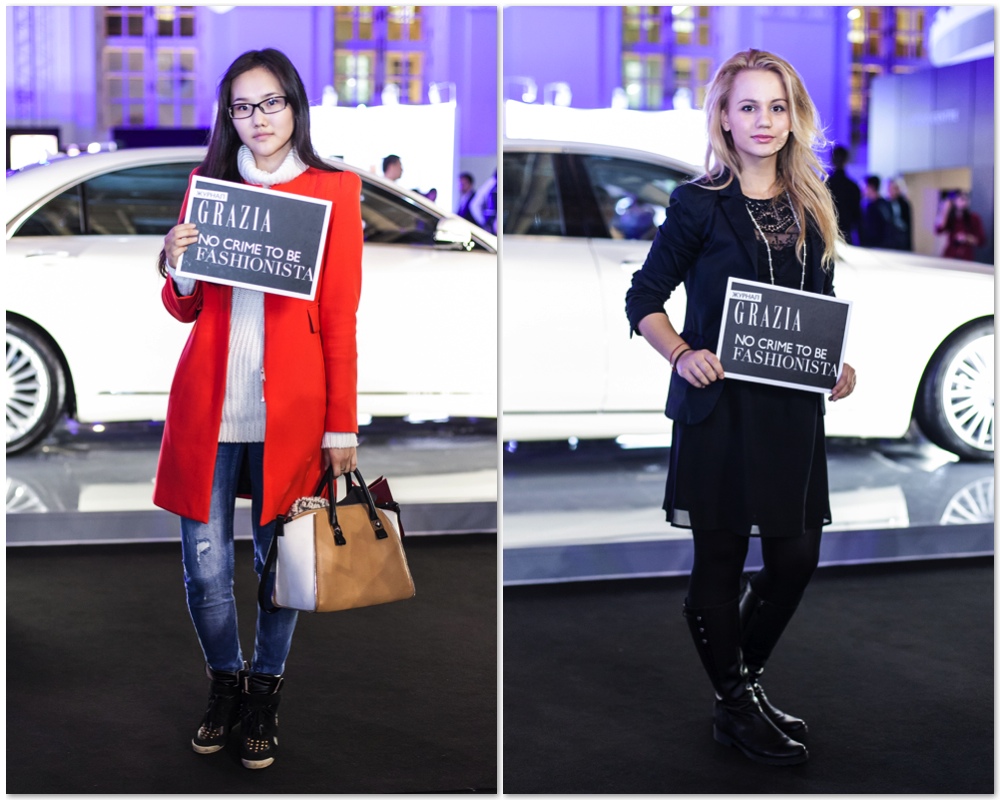 Grazia StreetStyle на Mercedes-Benz Fashion Week Russia 2013