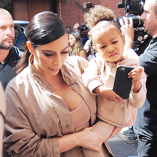 Ким Кардашьян и Норт Уэст