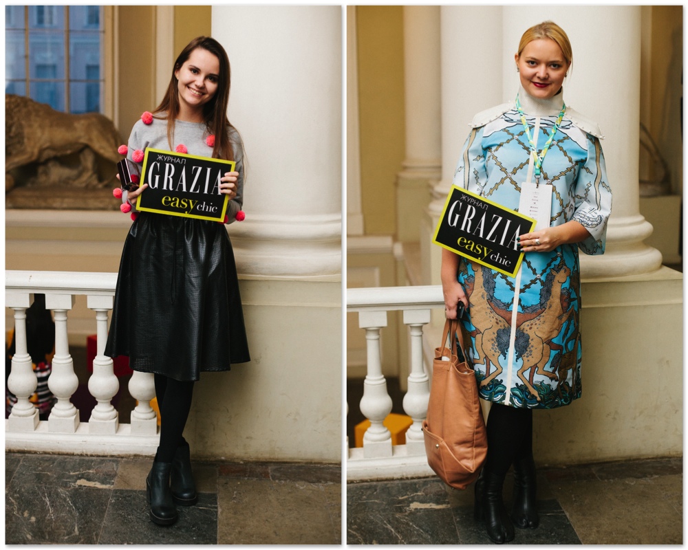 Grazia StreetStyle на Aurorа Fashion Week Russia Grazia StreetStyle на Aurorа Fashion Week Russia