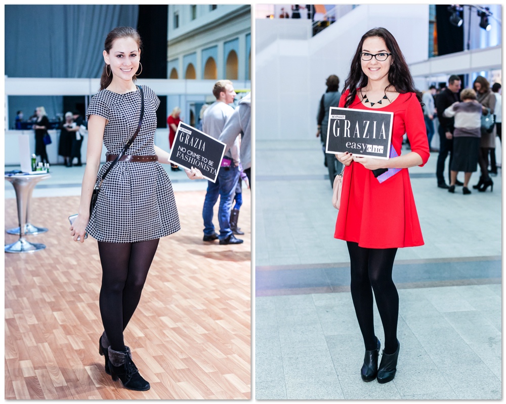 Grazia Streetstyle на Неделе Моды в Москве