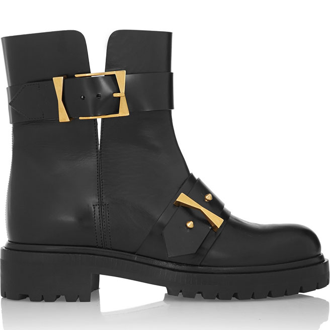 Кожаные сапоги, Alexander McQueen, 59 569 руб., www.net-a-porter.com. Кожаные сапоги, Alexander McQueen, 59 569 руб., www.net-a-porter.com.