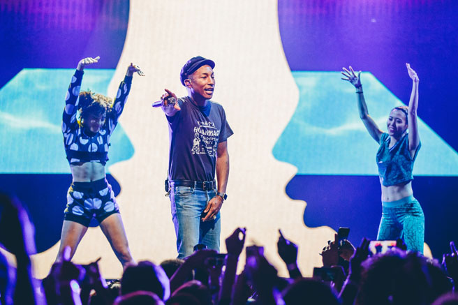 Фаррелл Уильямс на Apple Music Festival Фаррелл Уильямс на Apple Music Festival
