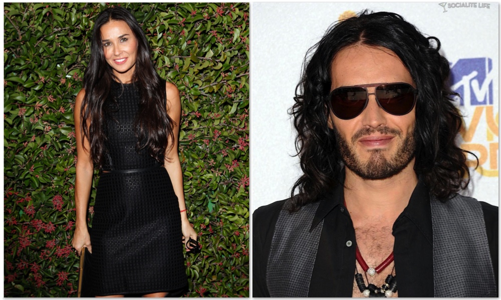 Деми Мур и Расселл Брэнд Деми Мур и Расселл Брэнд