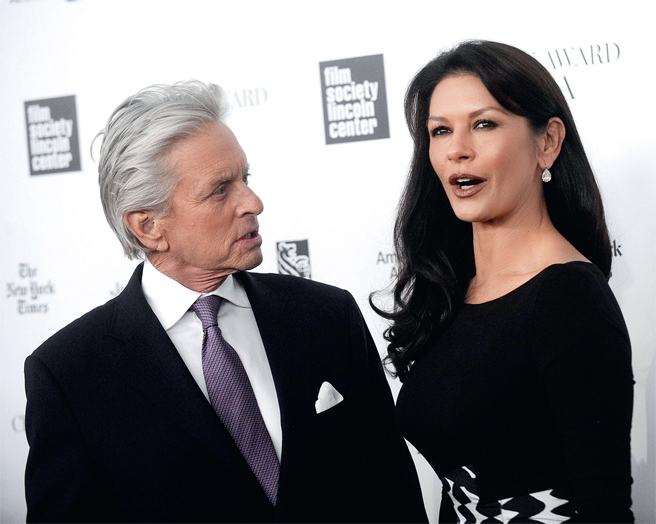 Кэтрин Зета-Джонс и Майкл Дуглас