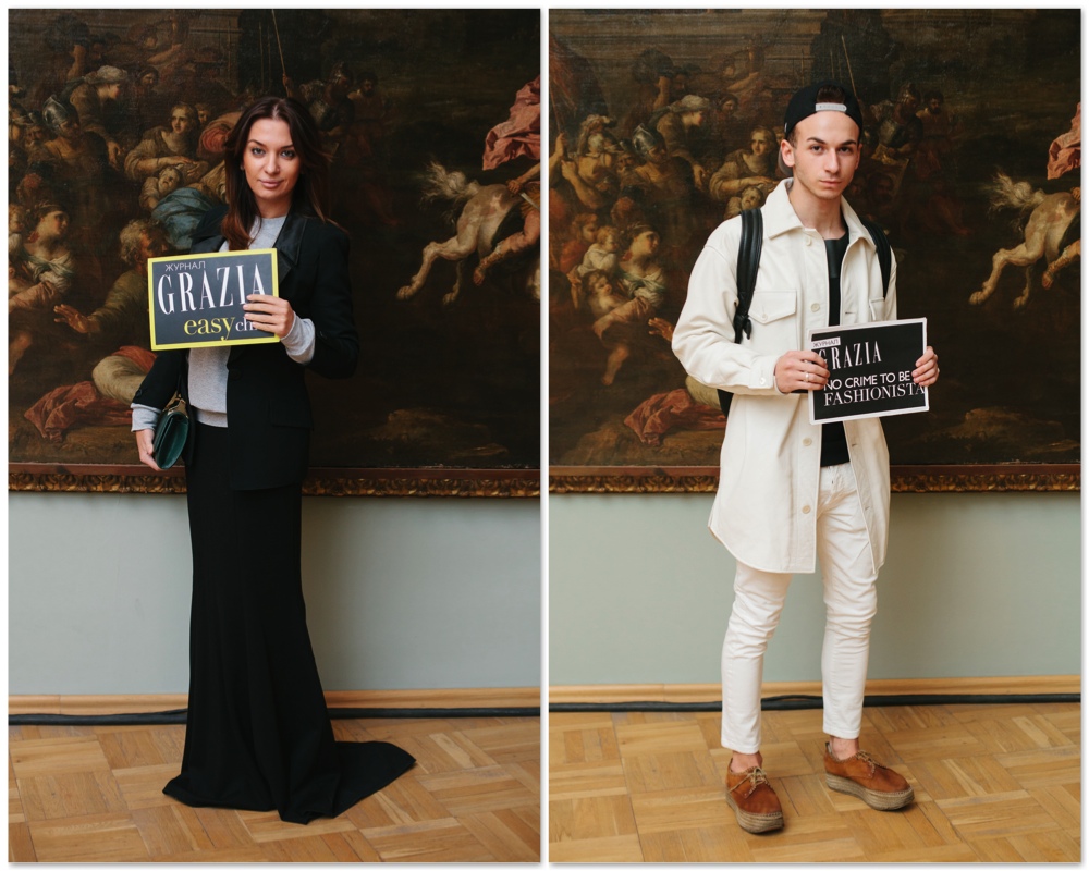 Grazia StreetStyle на Aurorа Fashion Week Russia Grazia StreetStyle на Aurorа Fashion Week Russia