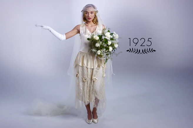 Как изменилась свадебная мода за последние 100 лет