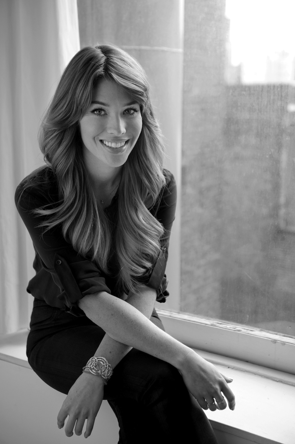 Лорен Андерсен на Неделе моды в Нью-Йорке с Ириной Шейк – лицом линии True Color