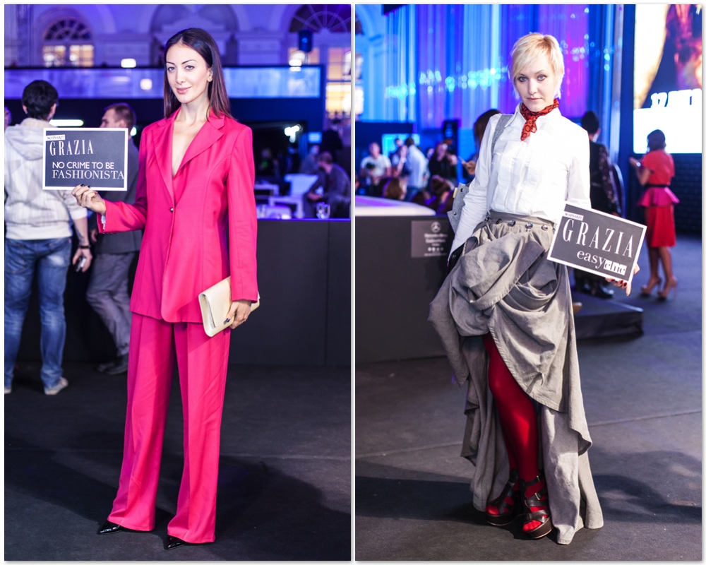 Grazia StreetStyle на Mercedes-Benz Fashion Week Russia 2013 Grazia StreetStyle на Mercedes-Benz Fashion Week Russia 2013
