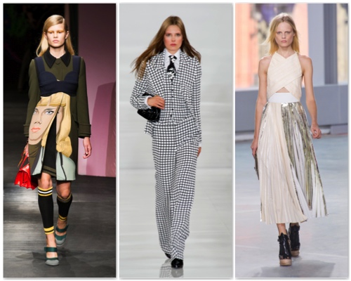 PRADA, ВЕСНА – ЛЕТО 2014 / RALPH LAUREN, ВЕСНА – ЛЕТО 2014 / PROENZA SCHOULER, ВЕСНА – ЛЕТО 2014