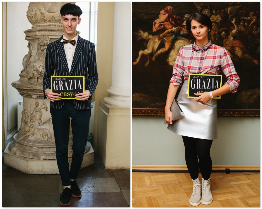 Grazia StreetStyle на Aurorа Fashion Week Russia Grazia StreetStyle на Aurorа Fashion Week Russia