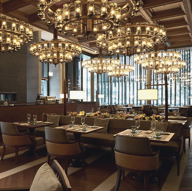 главный ресторан отеля The Chedi Andermatt