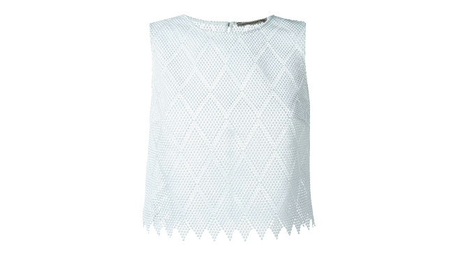 Кроп-топ из полиэстера, Ermanno Scervino, 125 800 руб., Ermanno Scervino. Кроп-топ из полиэстера, Ermanno Scervino, 125 800 руб., Ermanno Scervino.
