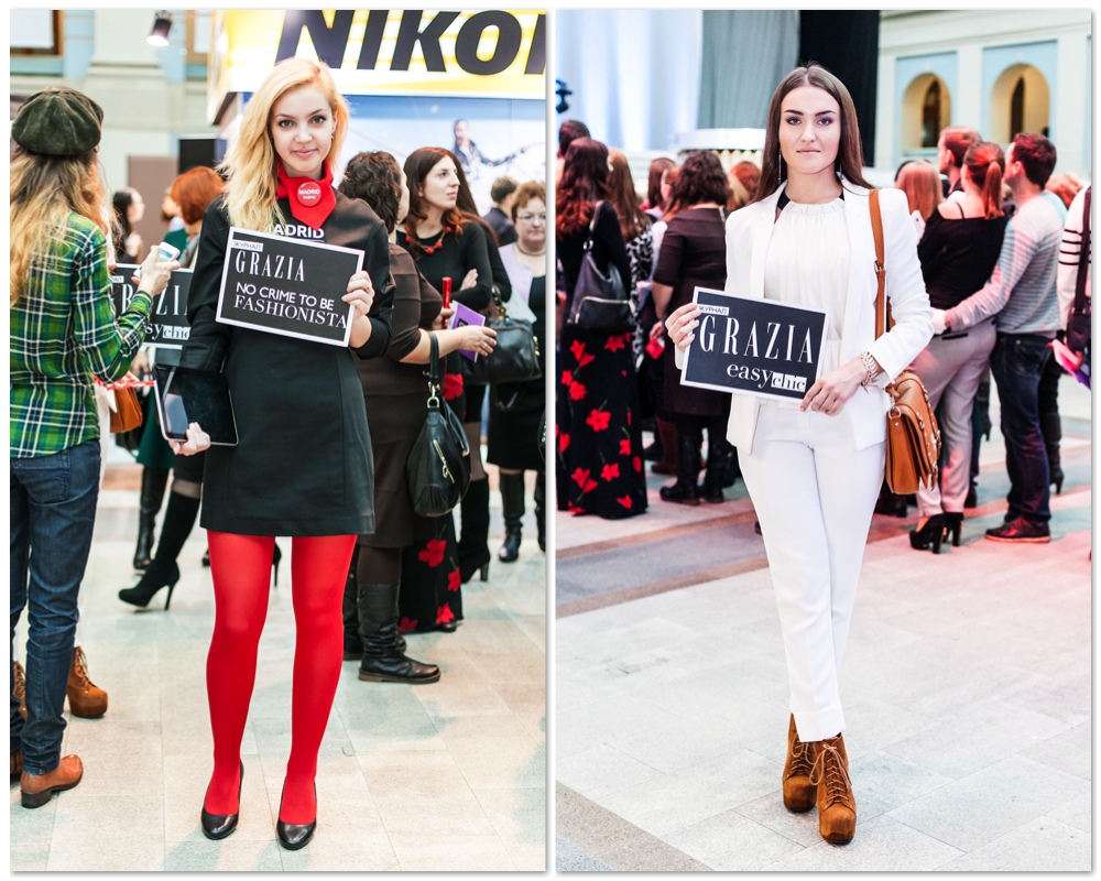 Grazia Streetstyle на Неделе Моды в Москве