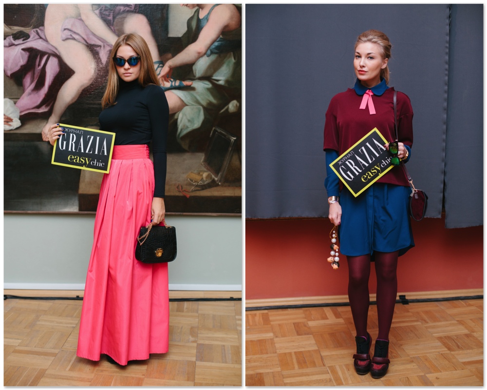 Grazia StreetStyle на Aurorа Fashion Week Russia Grazia StreetStyle на Aurorа Fashion Week Russia
