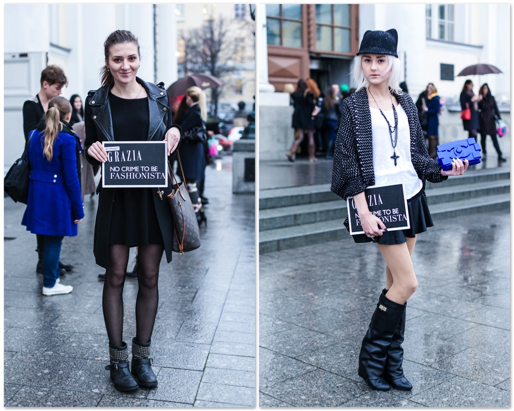 Grazia StreetStyle, Mercedes-Benz Fashion Week Russia 2013 Grazia StreetStyle, Mercedes-Benz Fashion Week Russia 2013