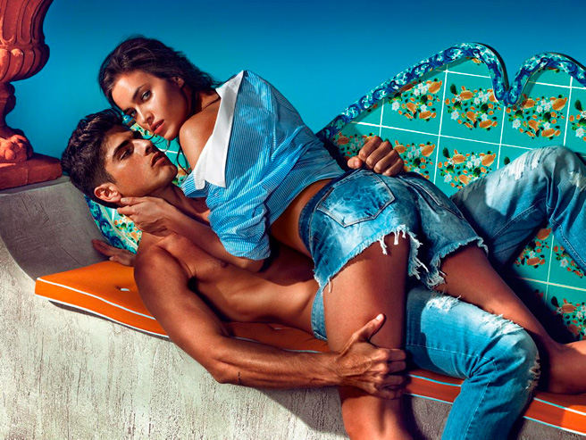 Ирина Шейк Ирина Шейк в рекламной кампании Triton Jeans