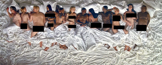 клип Канье Уэста Famous