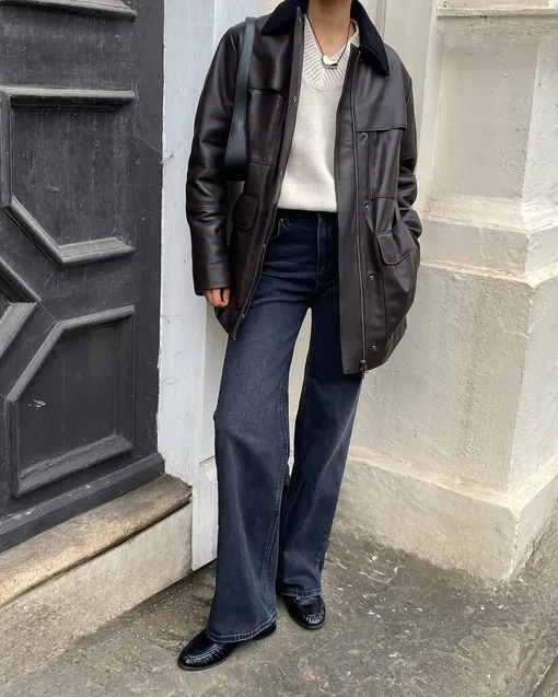 с какой верхней одеждой носить джинсы клеш