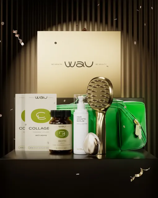 Подарочный бокс косметики на Новый год