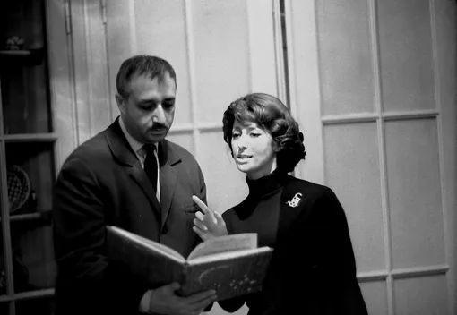 Майя Плисецкая и Василий Катанян, 1966 г