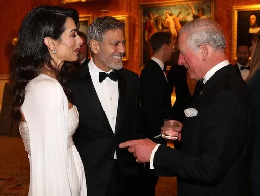 Амаль Клуни, Джордж Клуни и принц Чарльз