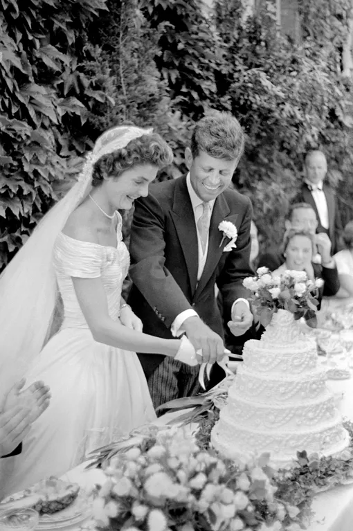 Свадьба Джона и Жаклин Кеннеди в 1953 году