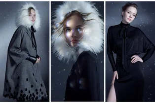 Для Снежной королевы: 15 луков Yanina с платьями, пальто и меховыми капюшонами