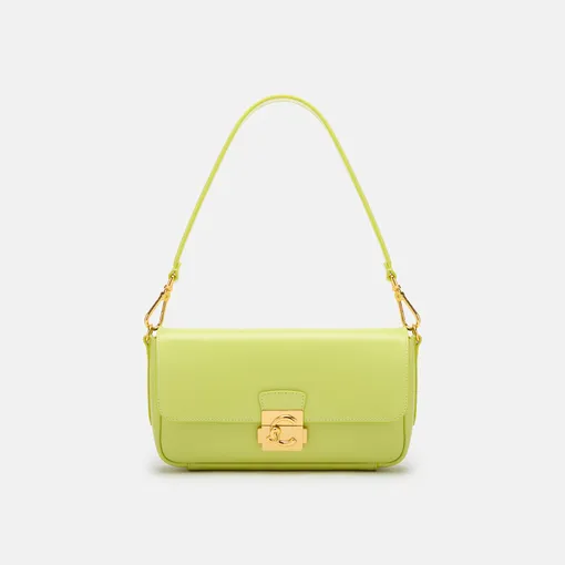 C-ME Lock модная сумка Coccinelle цвета лайма