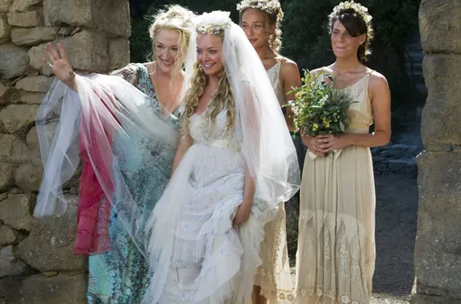 Кадр из фильма «Mamma Mia!» 2008 год.