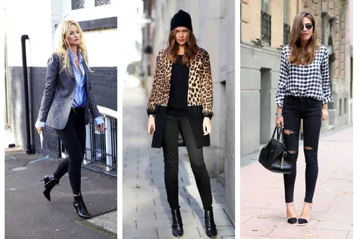 Новый черный: показываем, с чем носить черные джинсы, которые снова популярны