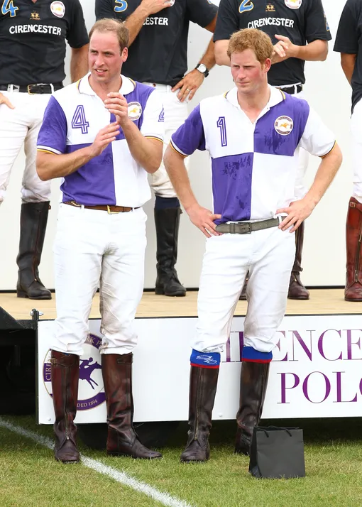 Принц Уильям и принц Гарри в 2013 году
