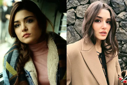 Фото турецкой актрисы Эрчел Ханде до и после пластики