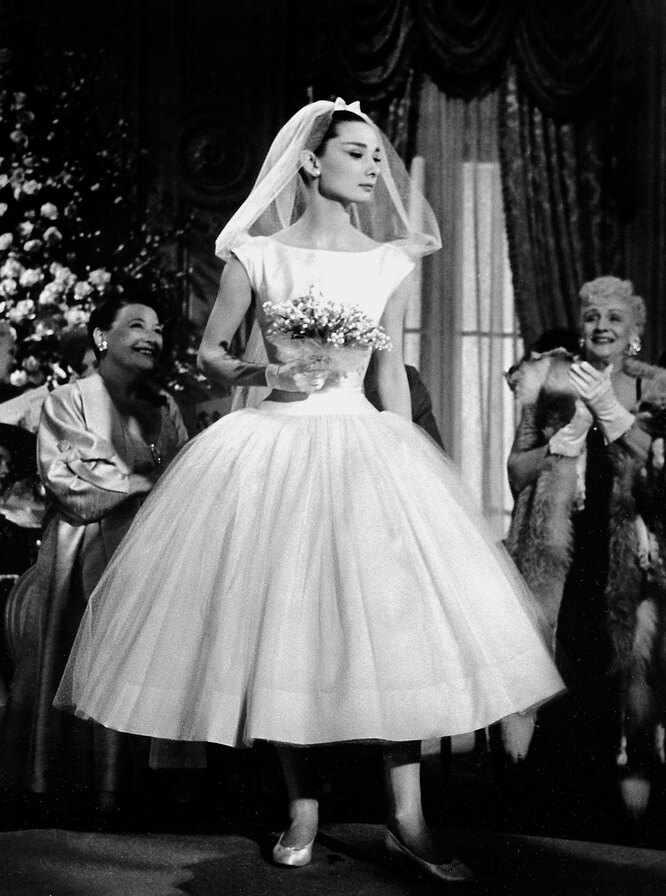 Одри Хепберн в фильме «Забавная мордашка», 1957 год