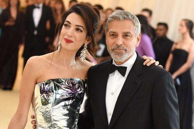 Затмили всех! Джордж и Амаль Клуни на Met Gala 2018