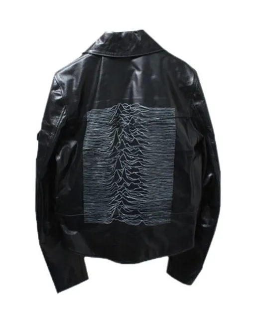 кожаная куртка с изображением альбома Joy Division