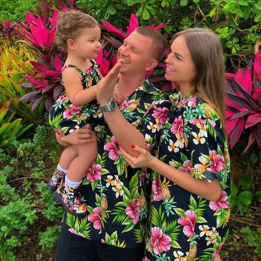 Павел Курьянов и Ханна с дочерью Адрианой Павел Курьянов и Ханна с дочерью Адрианой