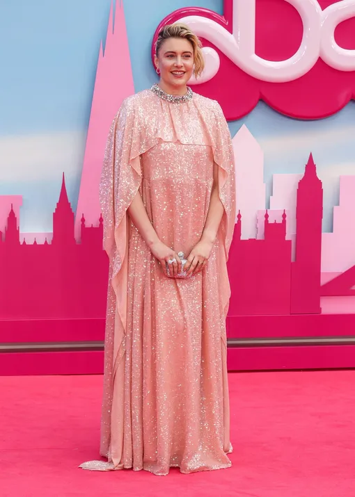Грета Гервиг на премьере фильма «Барби»
