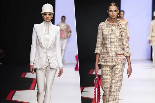 Ретроспектива стилей 60–х на показе Elisabetta Franchi FW 2019 Ретроспектива стилей 60–х на показе Elisabetta Franchi FW 2019