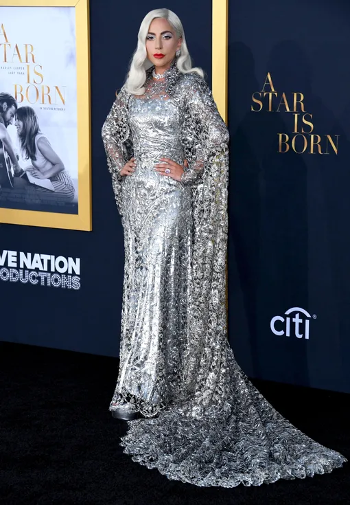 Леди Гага на премьере фильма «Звезда родилась» 2018 год