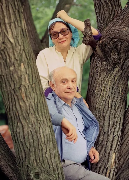 Ролан Быков и Елена Санаева